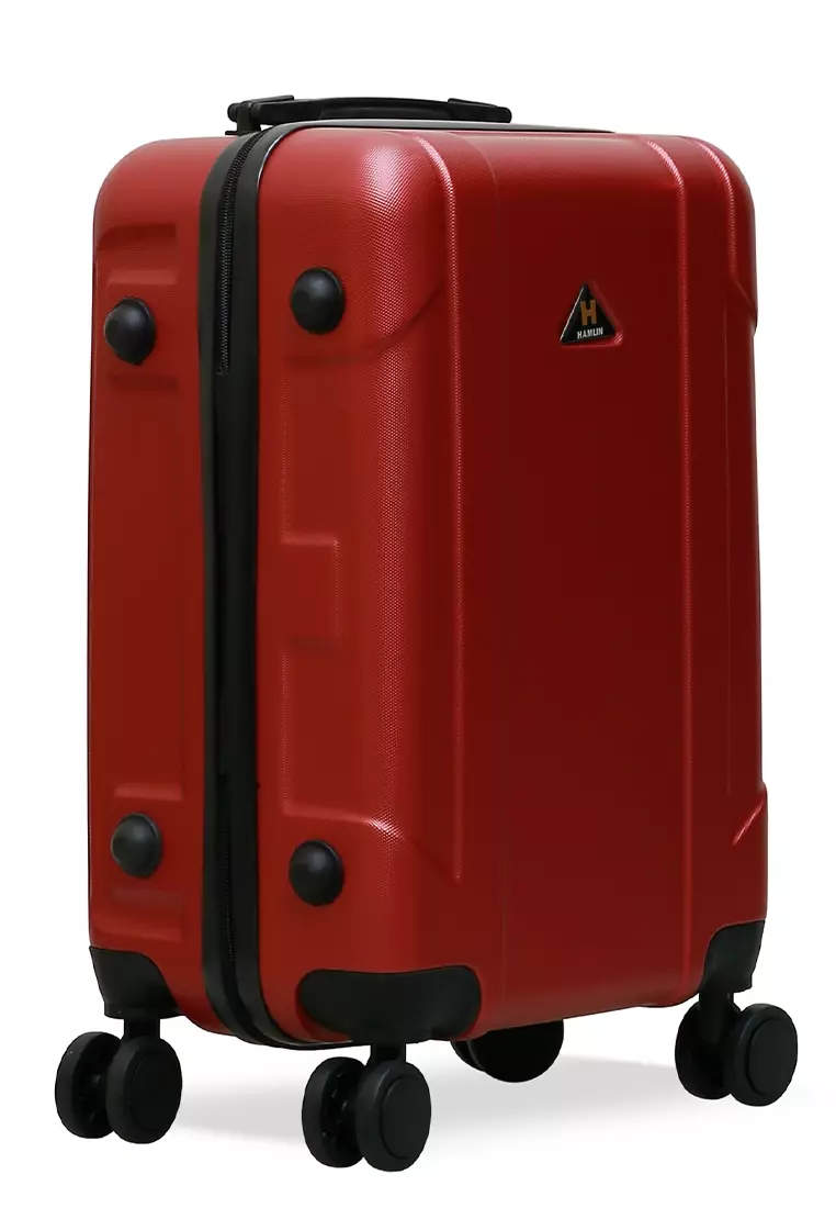 Carlton Koper Hardcase Unisex Size 20 Inch Suitcase Combination Lock Material ABS+PVC Coated ORIGINAL - Maroon