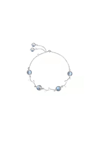 ZITIQUE silver Women's Blue Moonstones & Antlers Bracelet - Silver 10740AC0883820GS_1