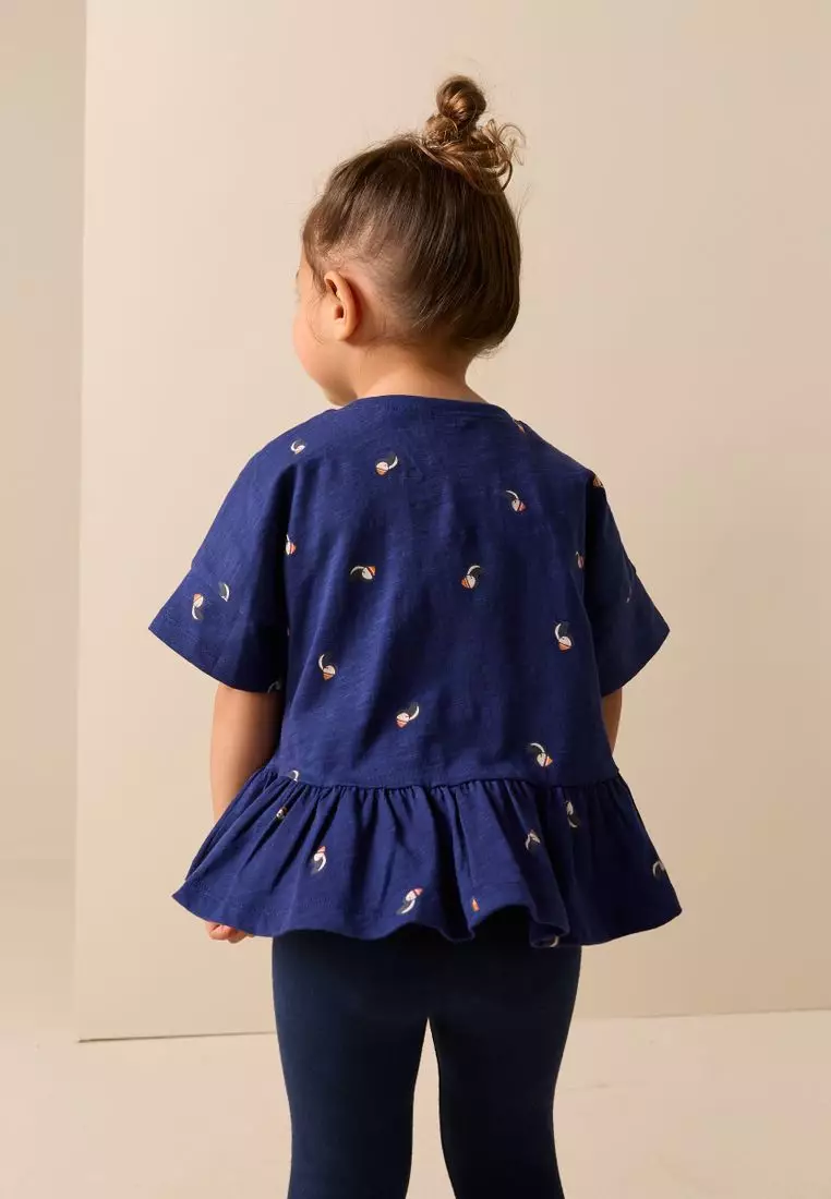 Short Sleeve Peplum T-Shirt Standard