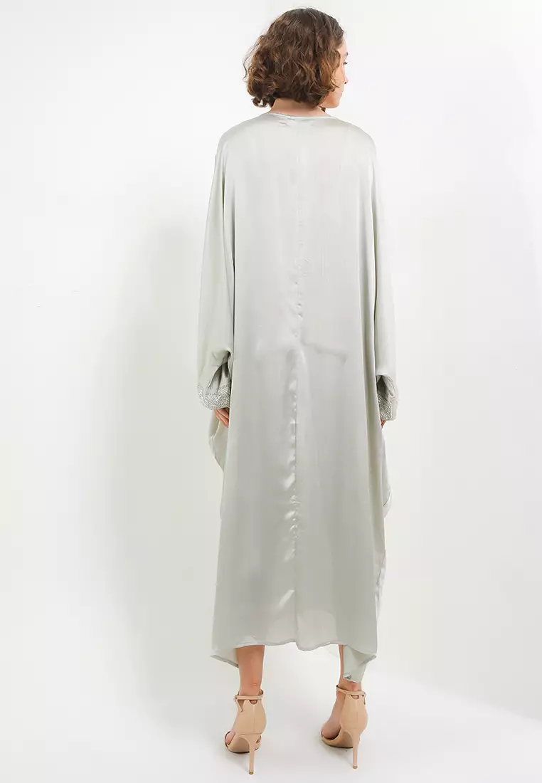 Ethnic Beaded Silky Kaftan