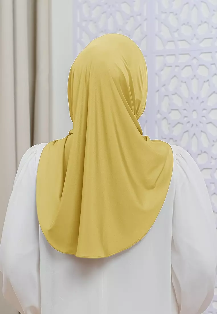 HIJAB INSTAN LUNA - SOFT YELLOW