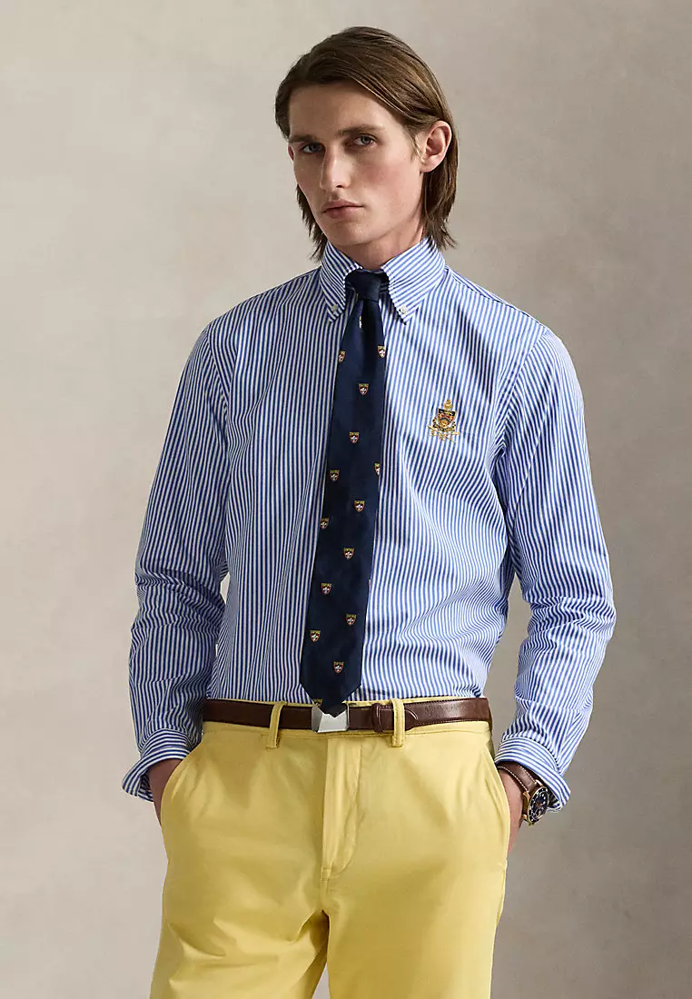 Buy Polo Ralph Lauren Classic Fit Crest Striped Poplin Shirt 2025