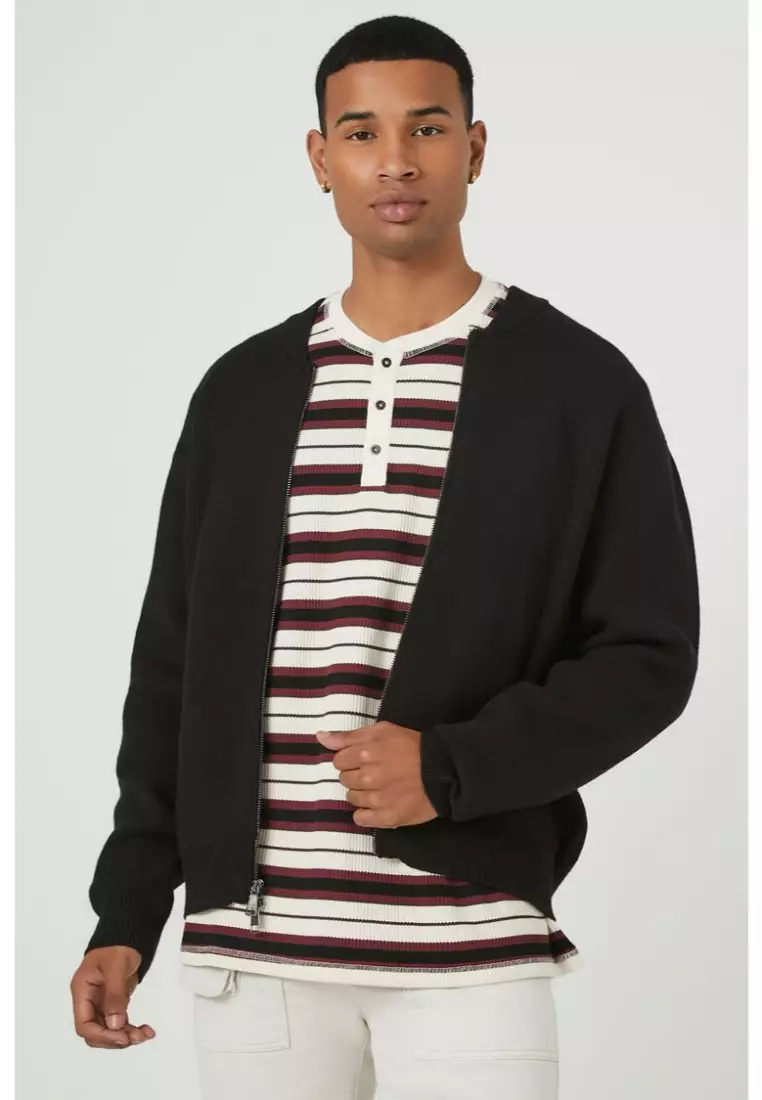 Forever 21 aviator jacket top
