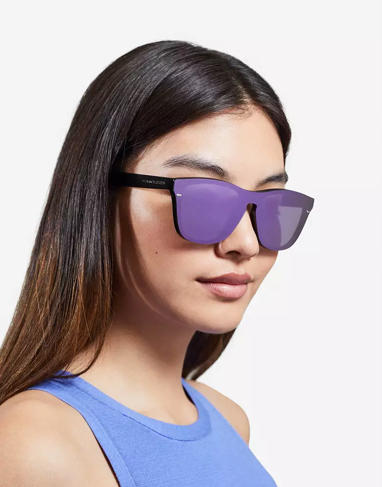 HAWKERS Light Purple ONE VENM HYBRID Sunglasses for Men and Women. UV400 Protection. Official Product Designed in Spain