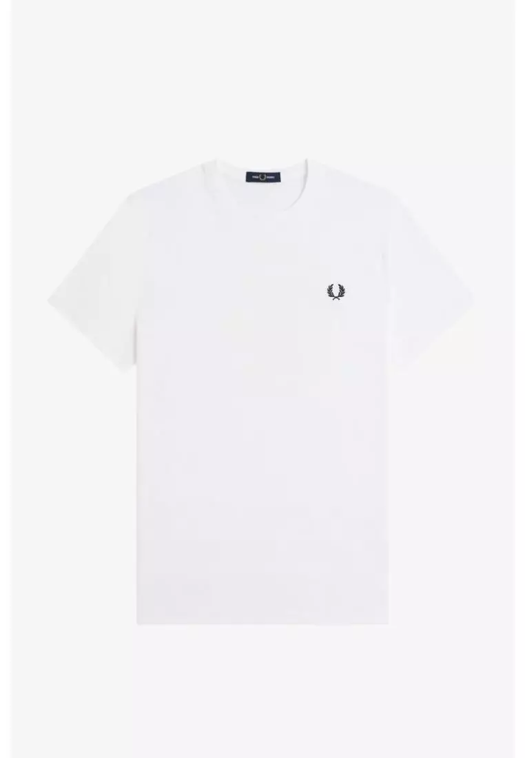 Fred Perry M1772 Signature T-Shirt (White)