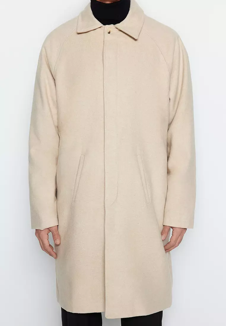 Unisex Wool Blend Winter Coat