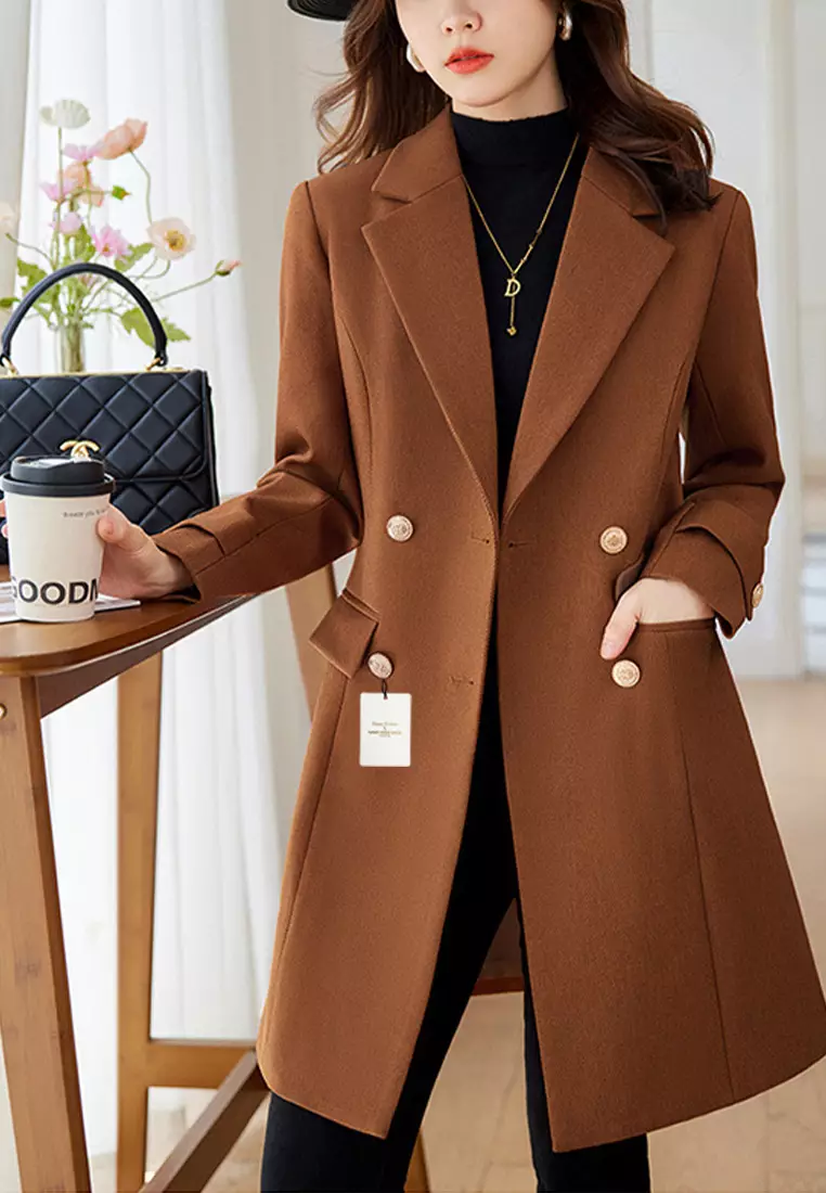 Double-Breasted Suit Coats YGH-EL8620Y