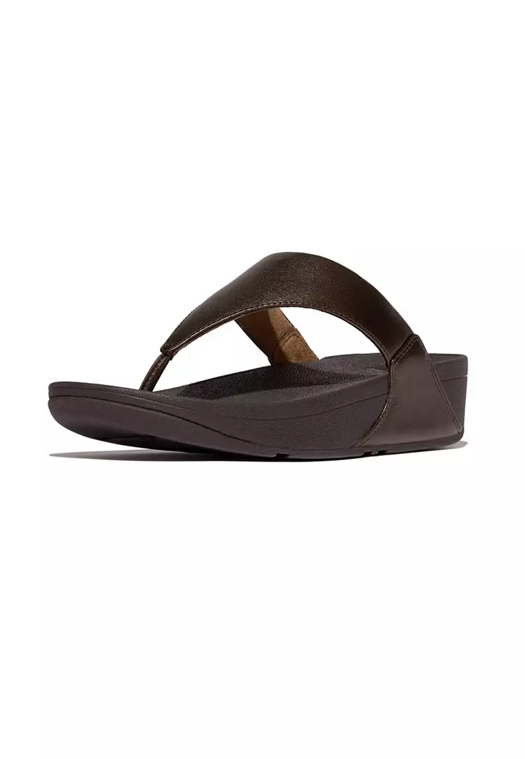 Lulu Leather Toe-post Sandals