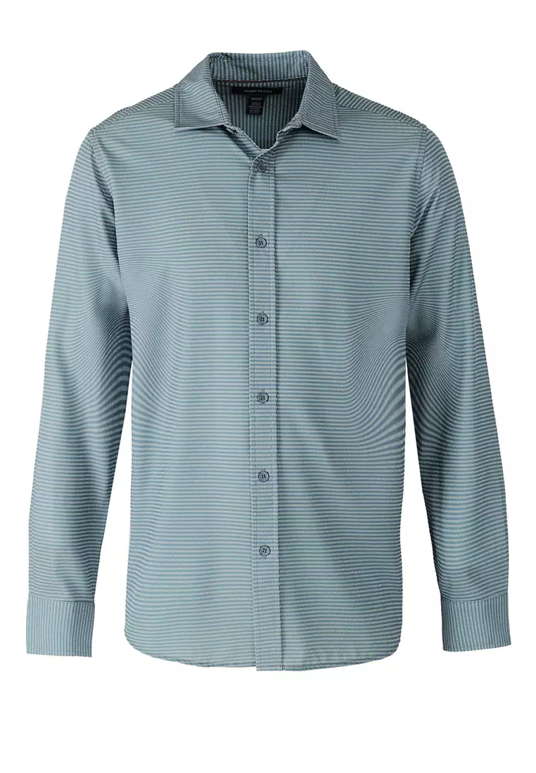 Long Sleeve Printed Sportshirt