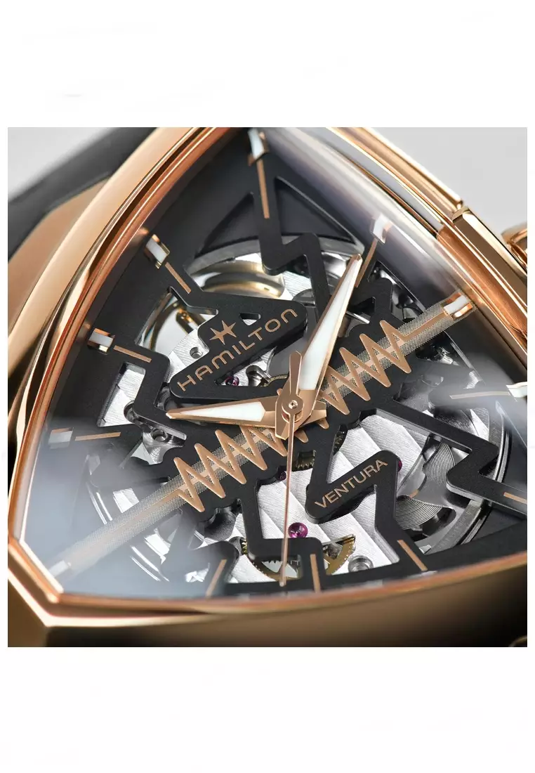 VENTURA ELVIS80 SKELETON AUTOMATIC WATCH (HMT-H24525331)