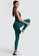 LYCKA green BYG7012 Lady Quick Drying Running Fitness Yoga Sports Leggings -Green 8996EAABCC87F0GS_4