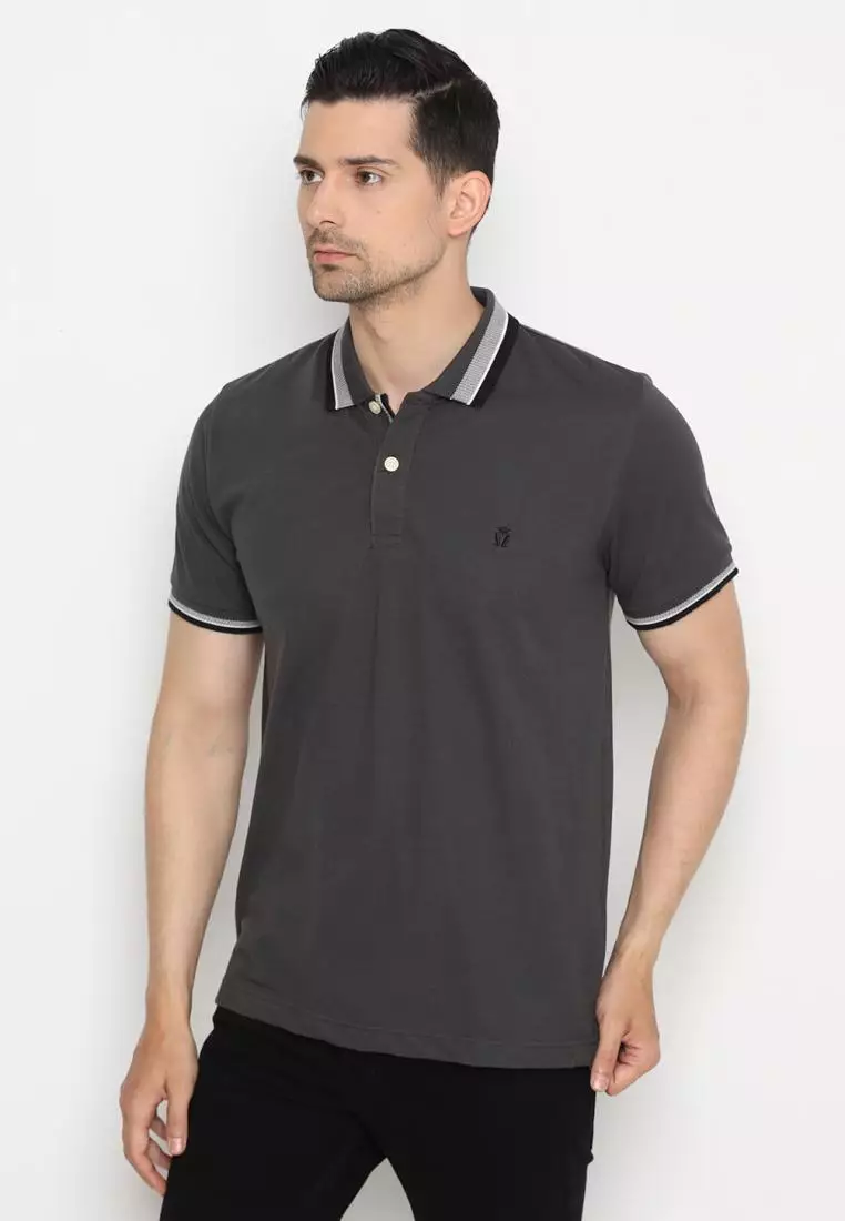 Matsuda Kaus Kerah Pria Polo Shirt Abashiri