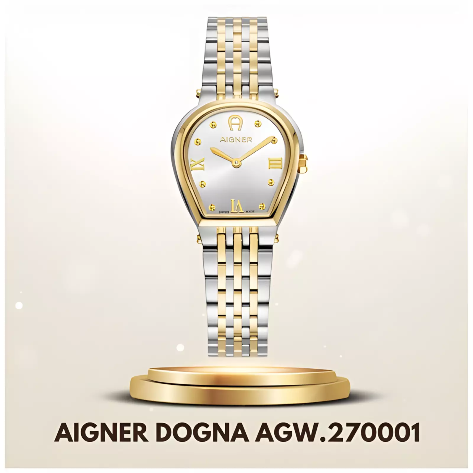 Aigner Dogna - Jam Tangan Analog Wanita - Silver Dial - All Stainless Steel - AGW.270001