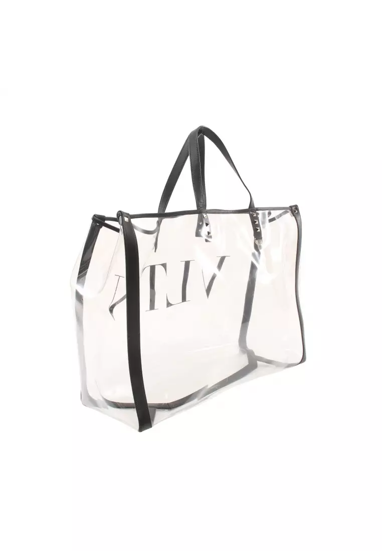 Valentino hotsell pvc tote