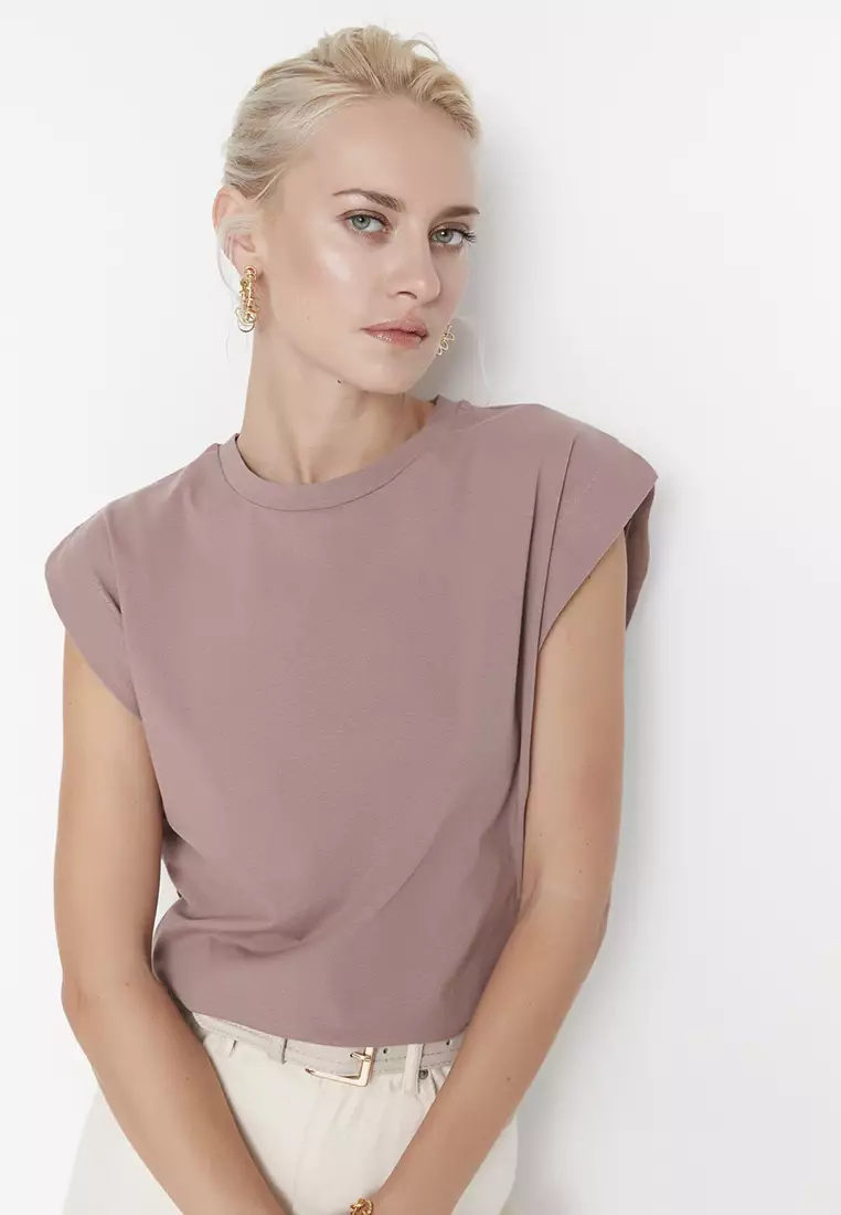 Padded Basic T-Shirt