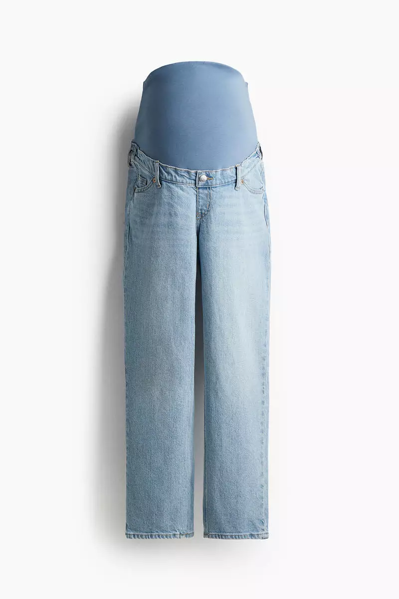 Buy H&M MAMA Straight Ankle Jeans 2024 Online ZALORA