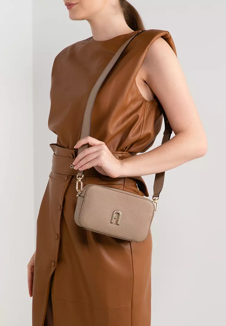 Furla sleek mini online crossbody sand h