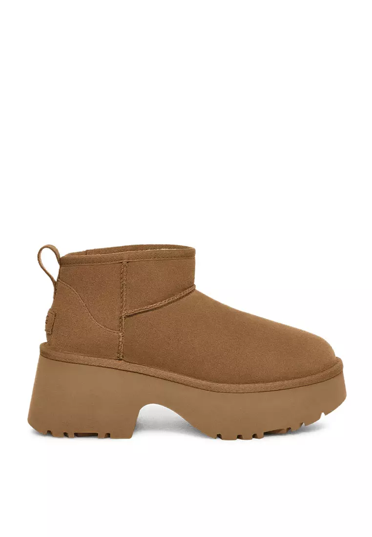 Discount on UGG  shoes - SKU: UGG Women's Classic Ultra Mini New Heights - Chestnut (1158311-CHE)