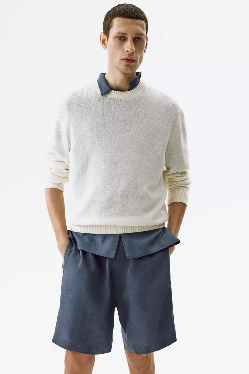 Relaxed Fit Linen shorts