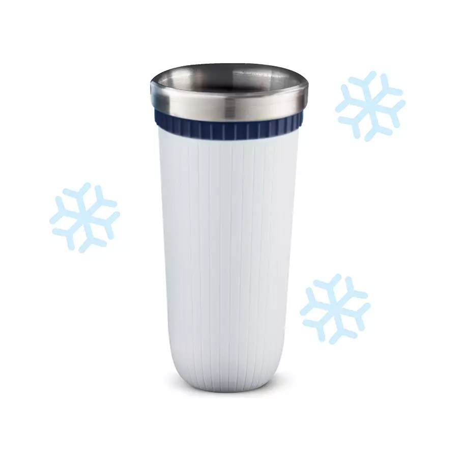 Zoku Red Iced Coffee Maker - Alat Pembuat Es Kopi Instan