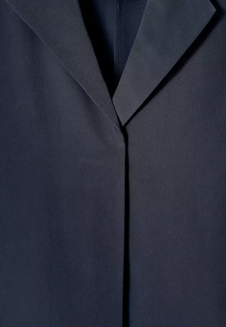 Camp-Collar Silk Shirt