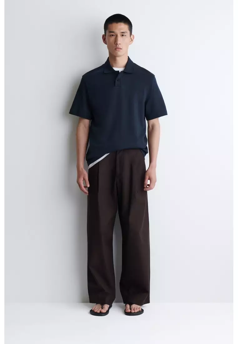 INTERLOCK COTTON POLO SHIRT