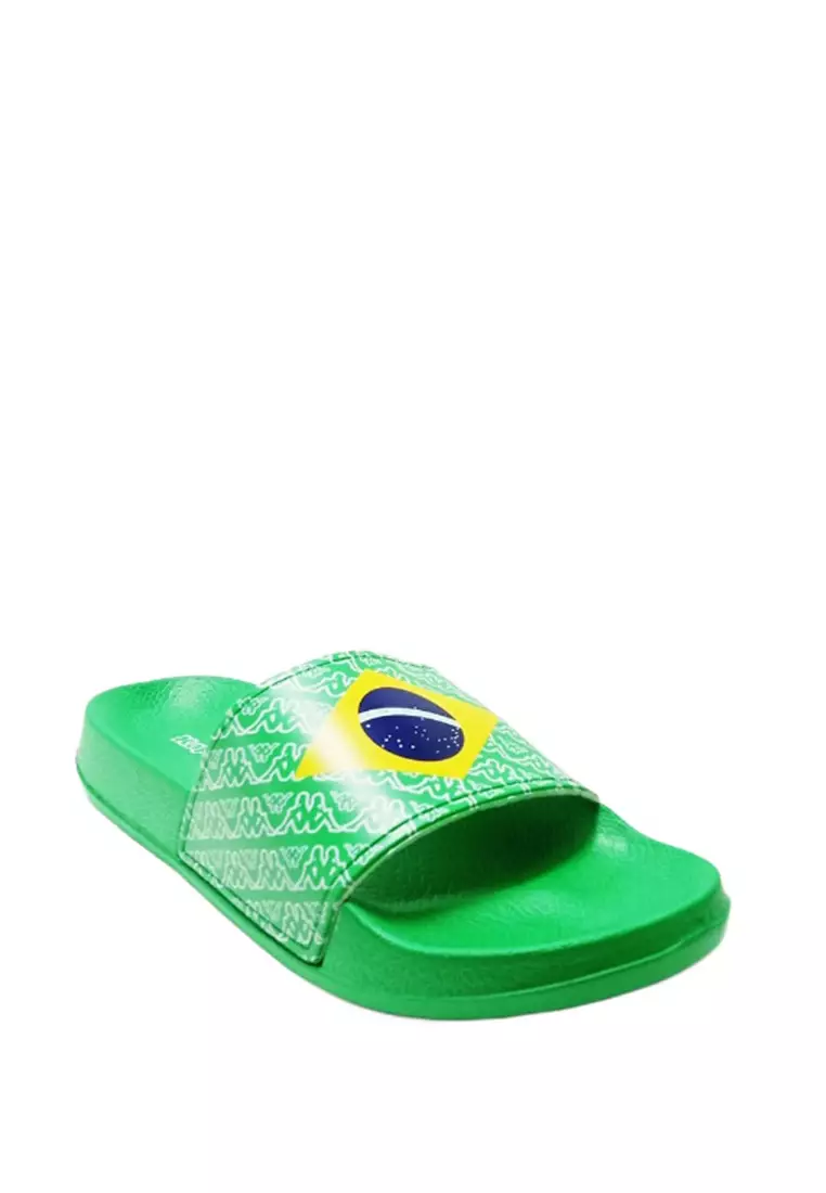 Kappa hot sale sandals green