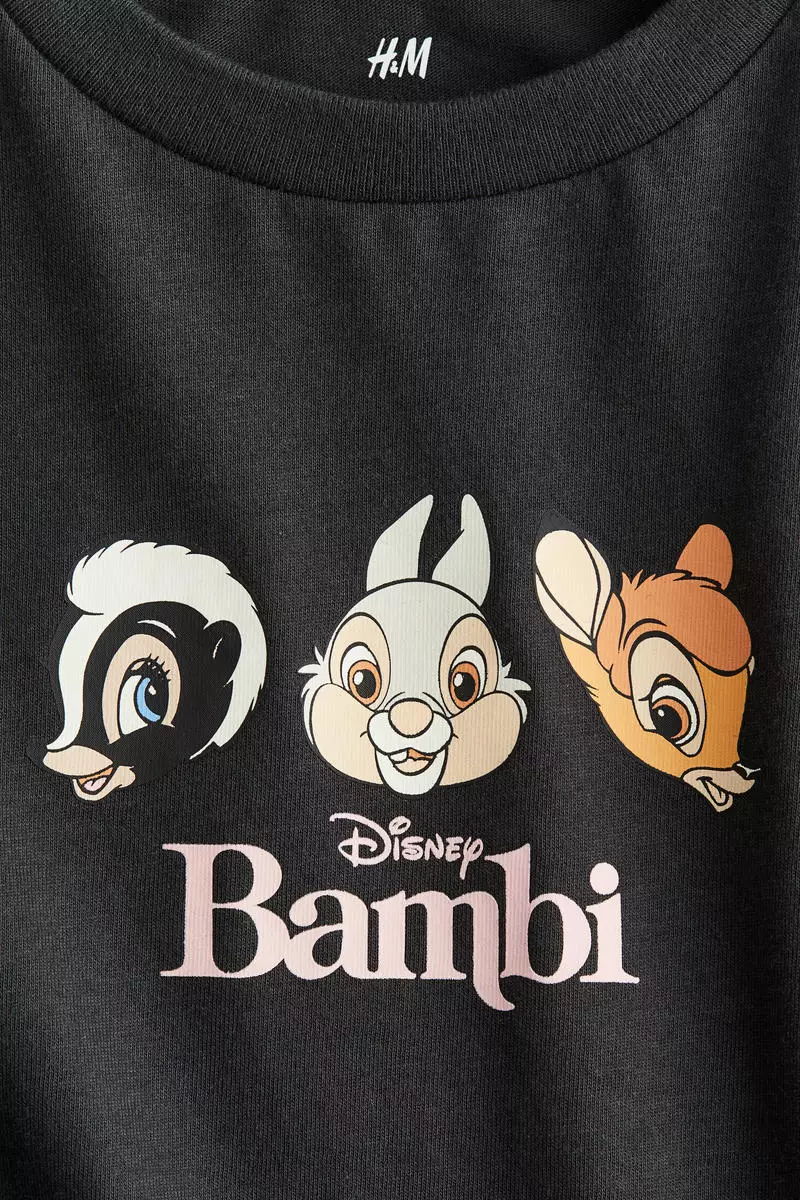 Printed cotton T-shirt