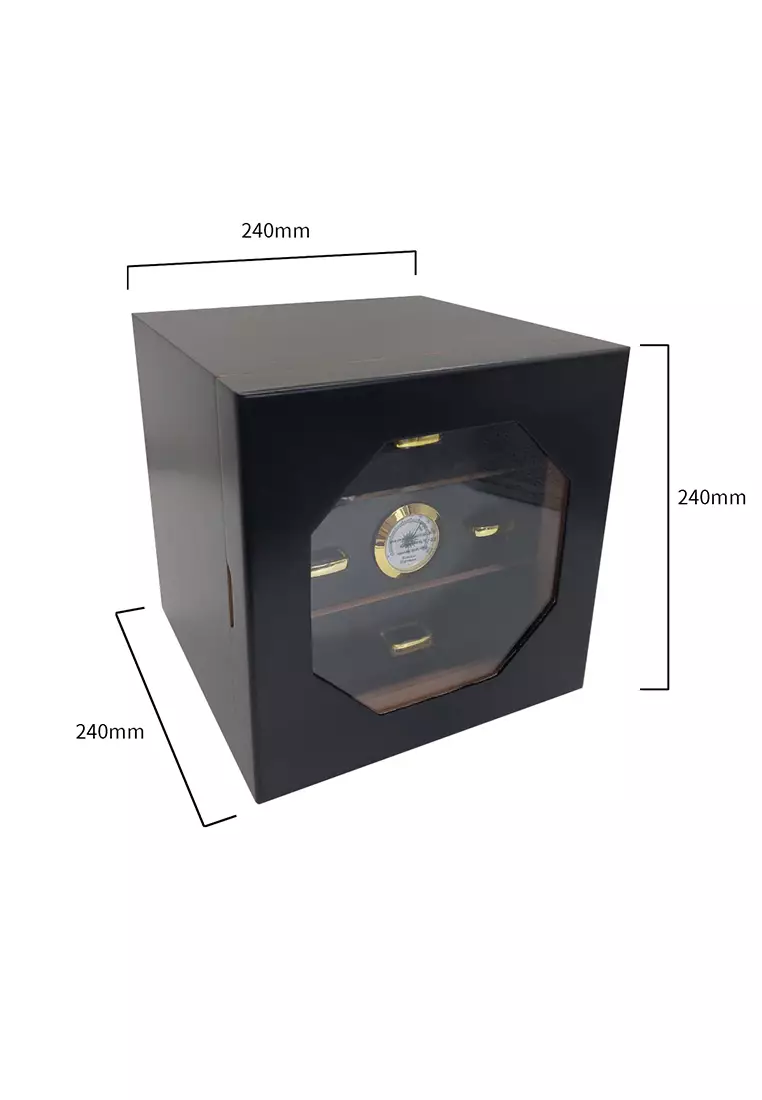 Acalava 3Tier 50pcs Cedar Cigar Humidor, Cigar Dry Box Storage