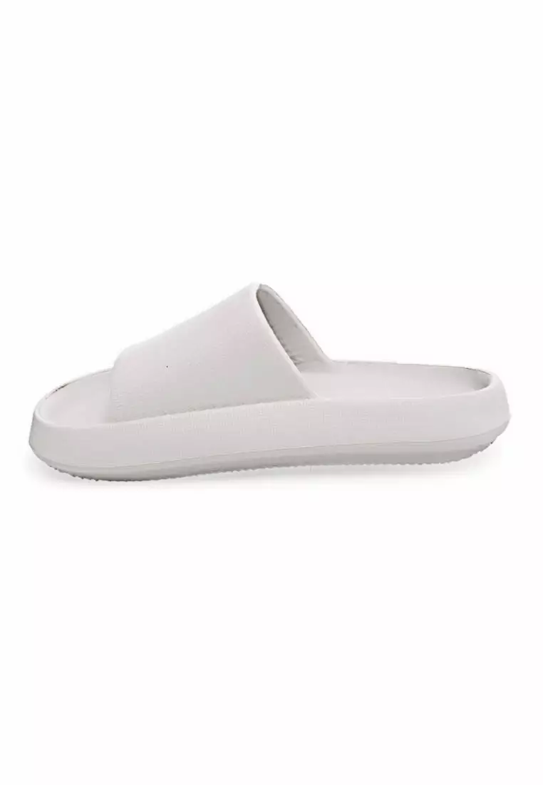 Coots Sandal Rumah Unisex Slipper Anti-Slip & Quick Dry Material EVA Soft ORIGINAL - White