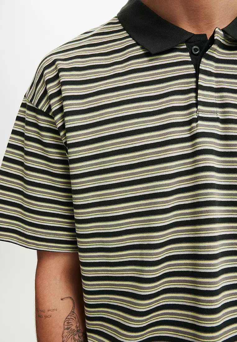 Cropped Fit Polo Shirt