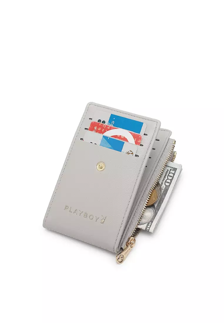 Buy PLAYBOY BUNNY Women's Card Holder With Coin Compartment / Card Case