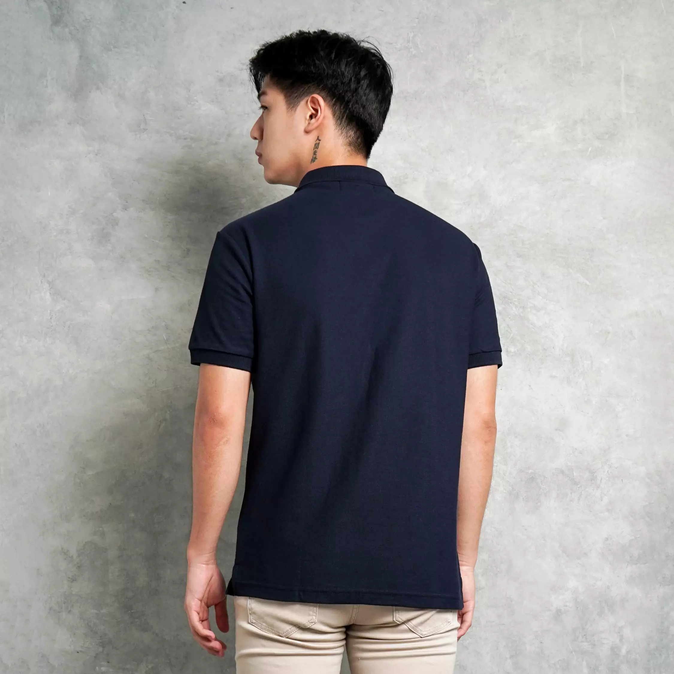Kale Park Navy / Kaos Polo Pria Lengan Pendek Kerah / Polo Shirt Slim Fit