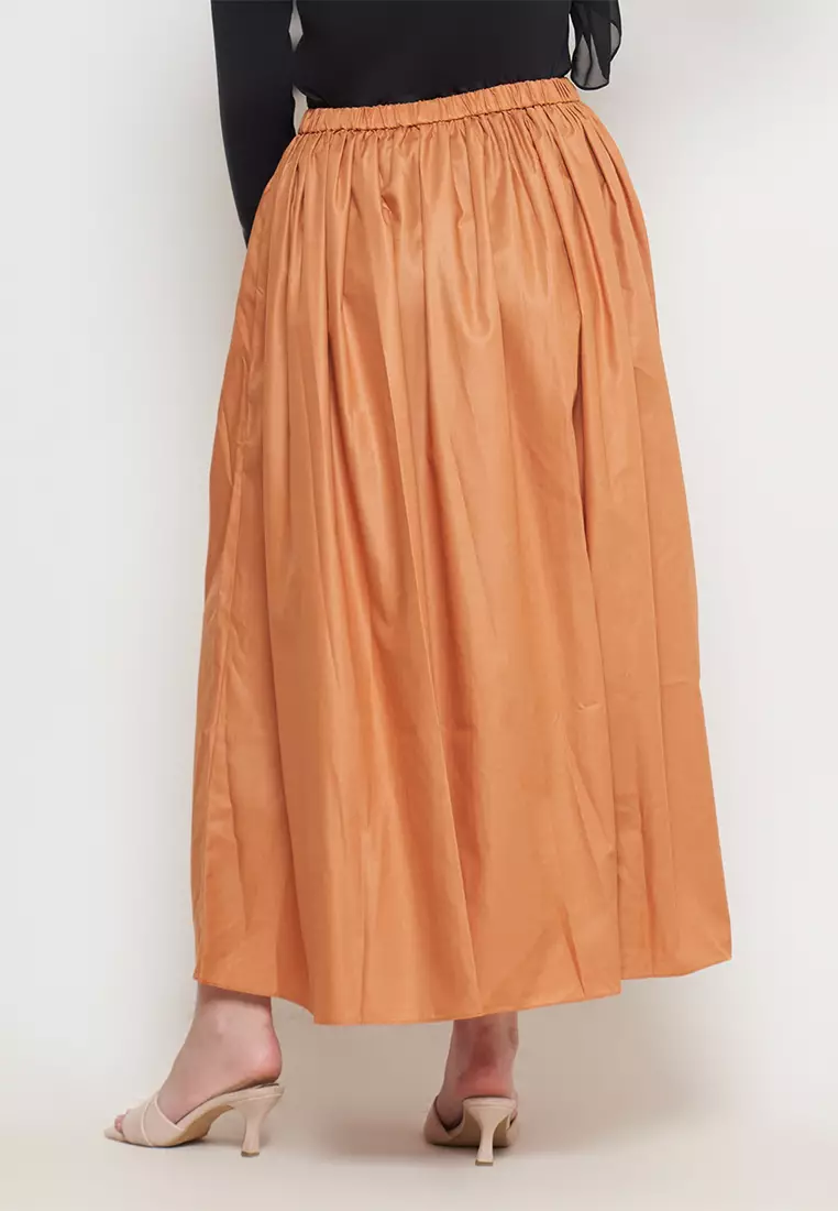 KLA - Vlabel Collection Bloom Skirt Oranye