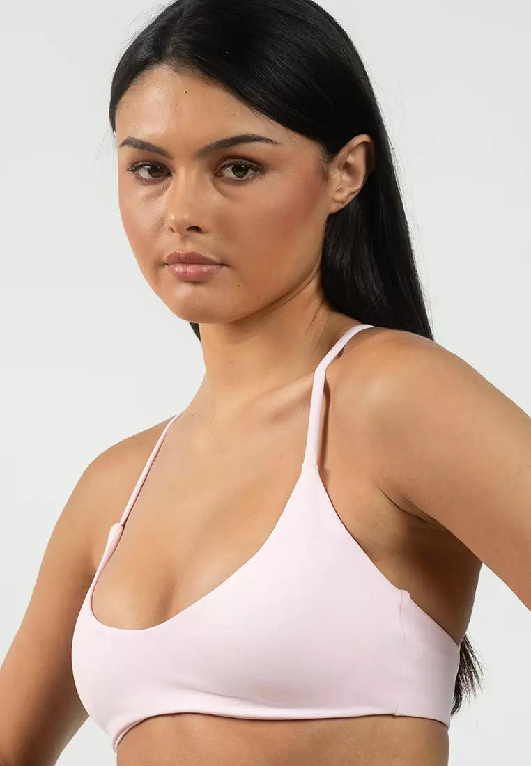 Ultra Soft Minimal Strappy Crop Bra