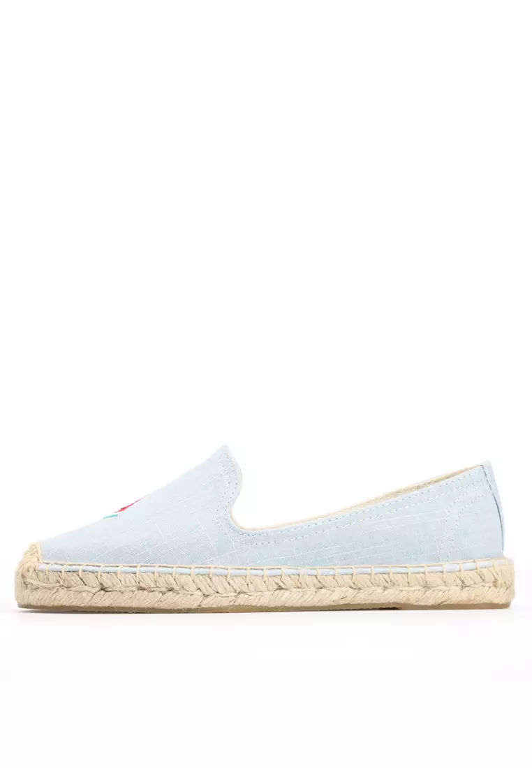 Embroidered Canvas Espadrilles HB45433