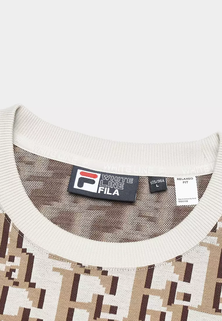 FILA CORE LIFESTYLE HERITAGE CLASSIC MONOGRAM Men Sweatshirt (Full Print)
