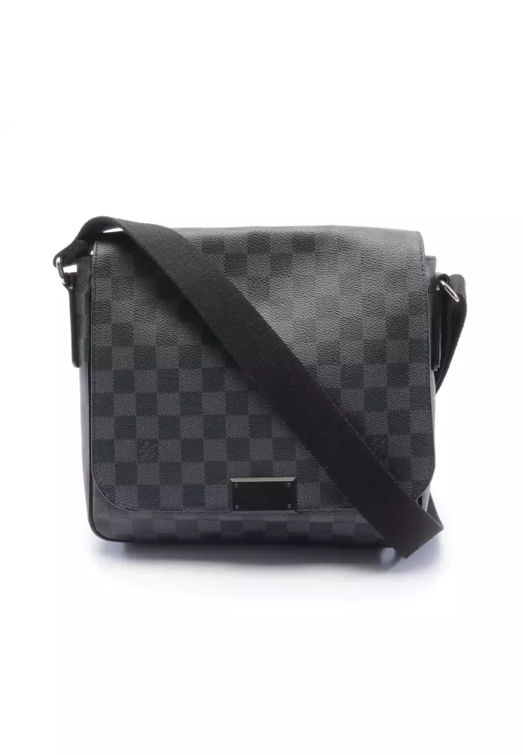 Louis Vuitton Damier Graphite District PM Shoulder Messenger Bag