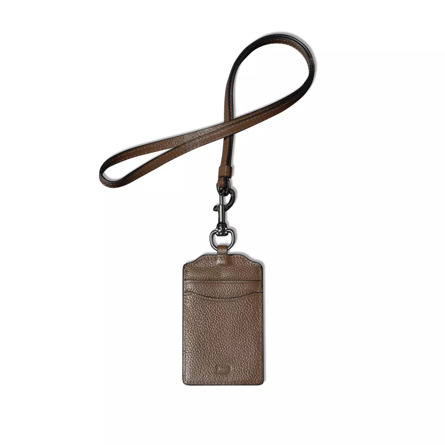 Clovis Brown Lanyard - ID Card Holder