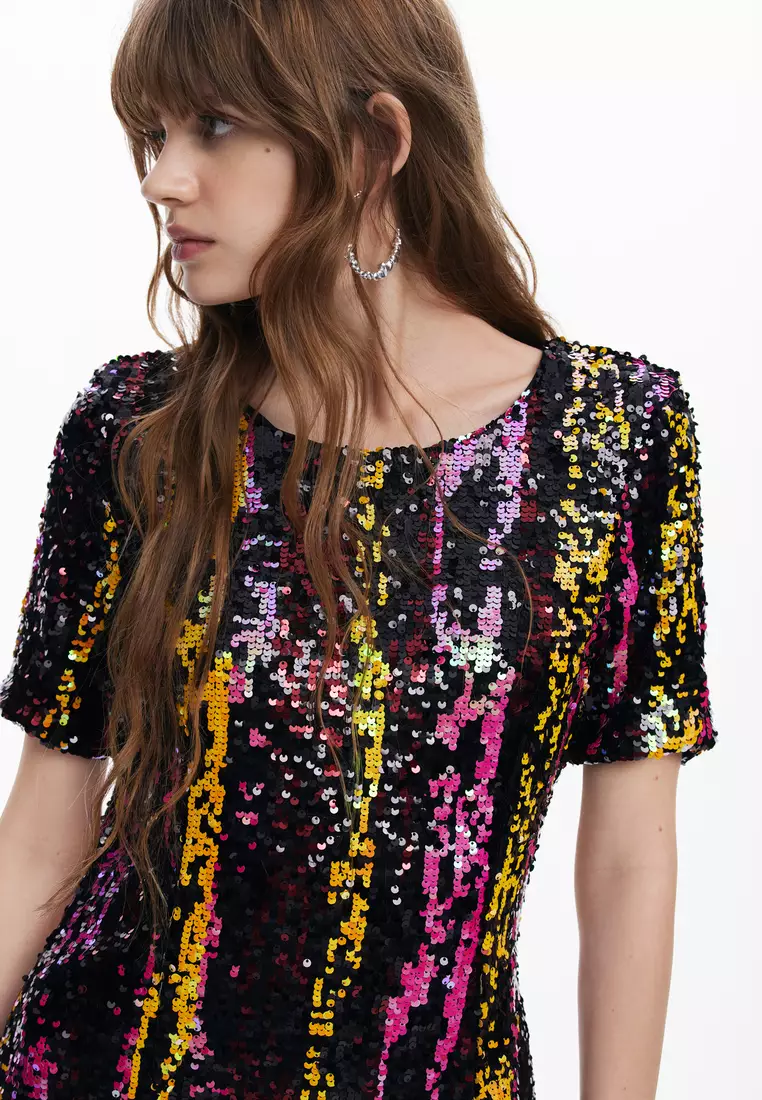Desigual Woman Glitter dress
