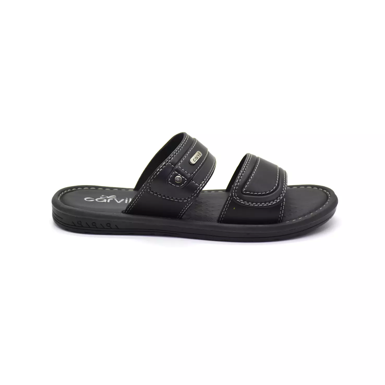 Carvil Sandal Pria Santoz 02-M Black