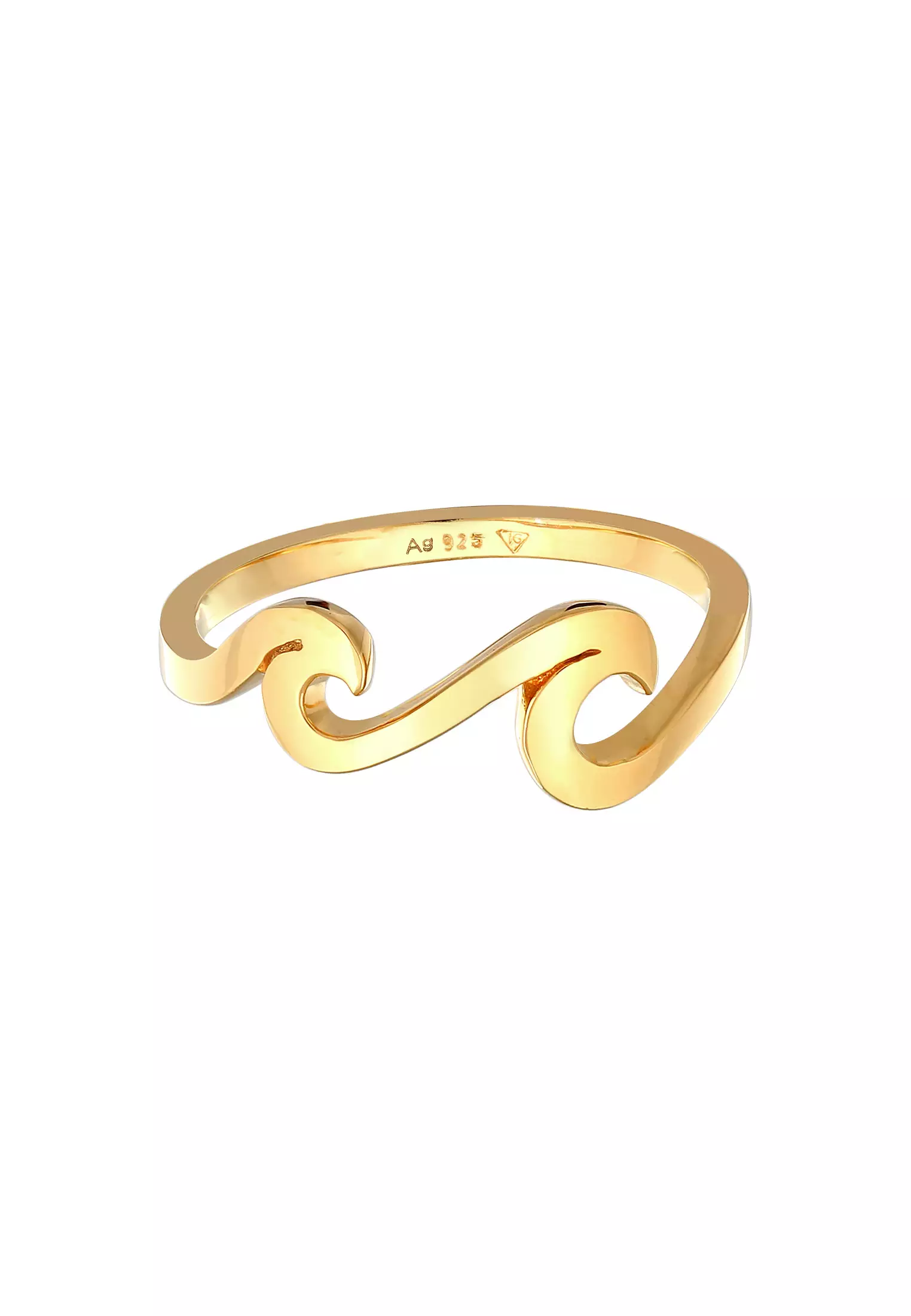 Ring Waves Maritime Basic Gold Plated