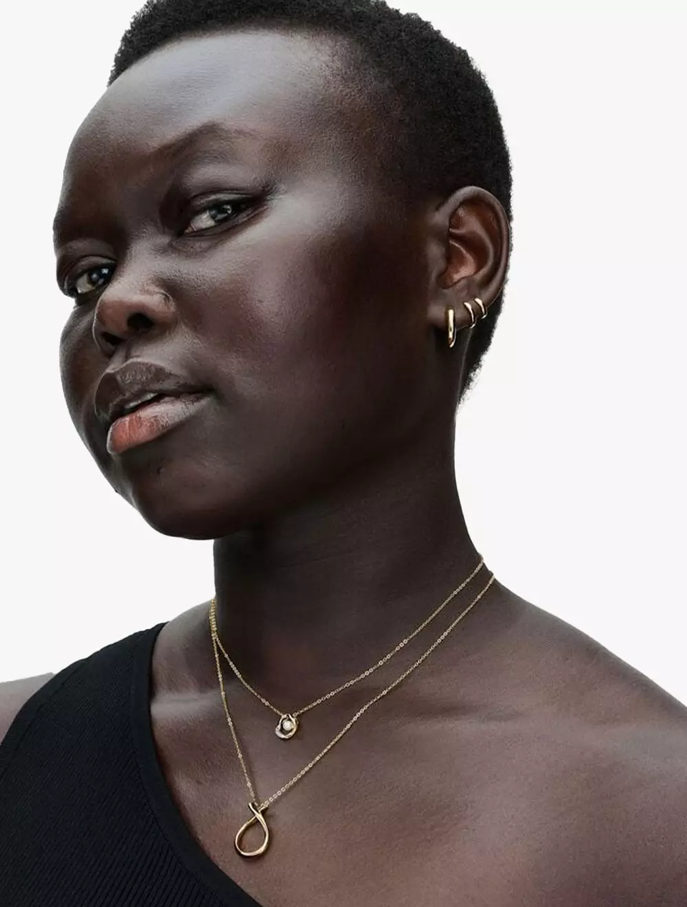 14k Gold-plated hoop earrings