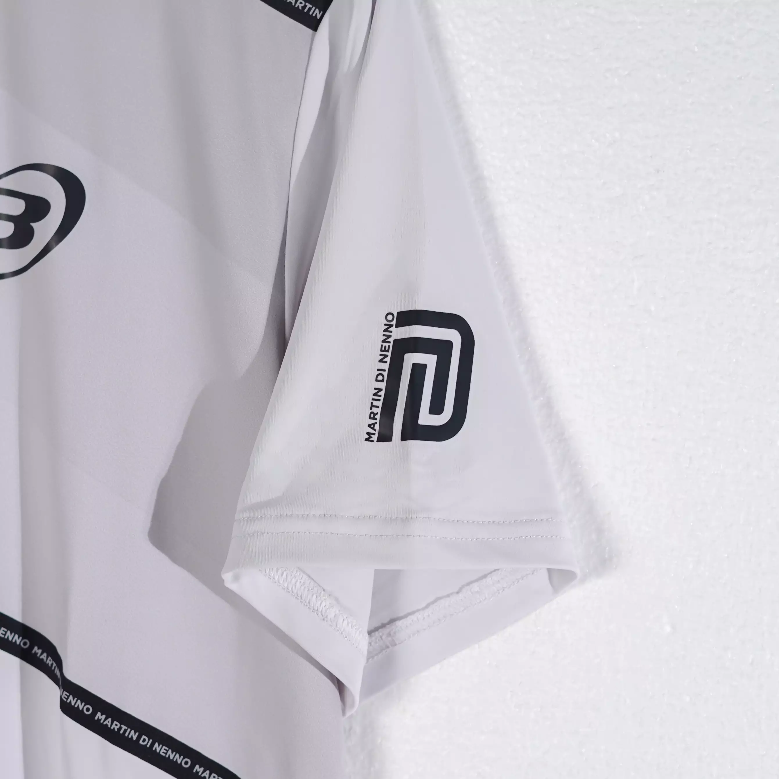 Kaos BULLPADEL MARTIN DI NENNO 25V GRADIENT WHITE JERSEY TSHIRT 100% ORIGINAL