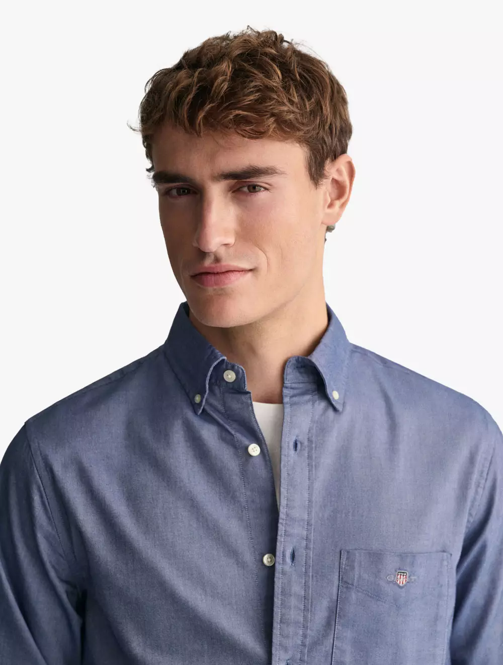 GANT - Pakaian Pria - Reg Oxford Shirt - Persian Blue