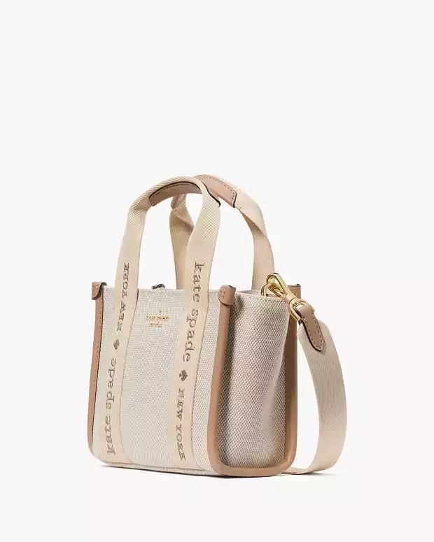 Kip Canvas Mini Tote Light Fawn Multi