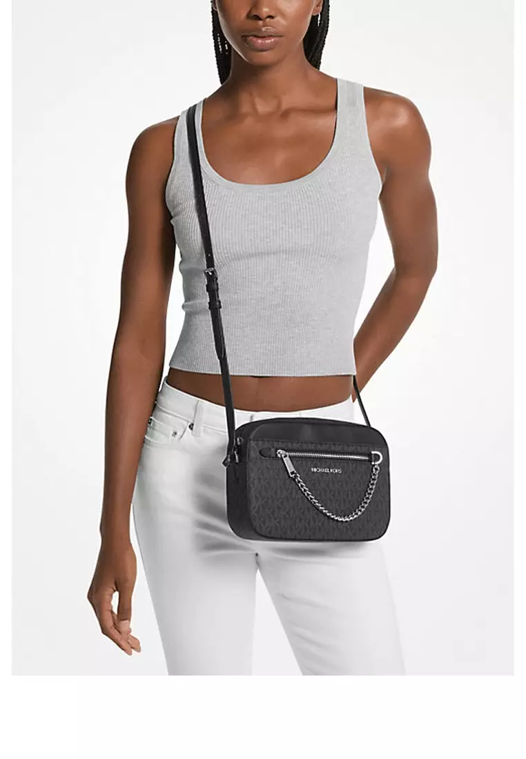 Jet Set Large Logo Crossbody Bag