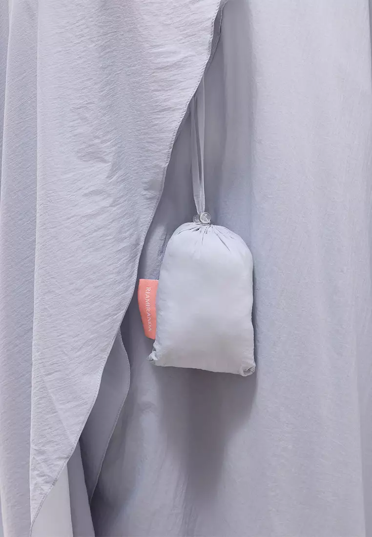 Ria Miranda Baby Blue Lathif Mukena Travel