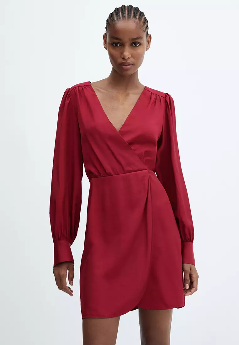 Red short best sale dress online