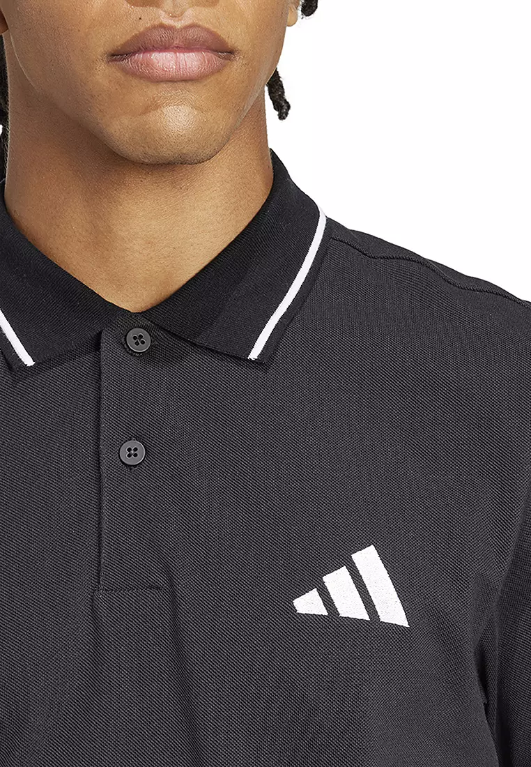 Essentials Small Logo Piqué Polo Shirt